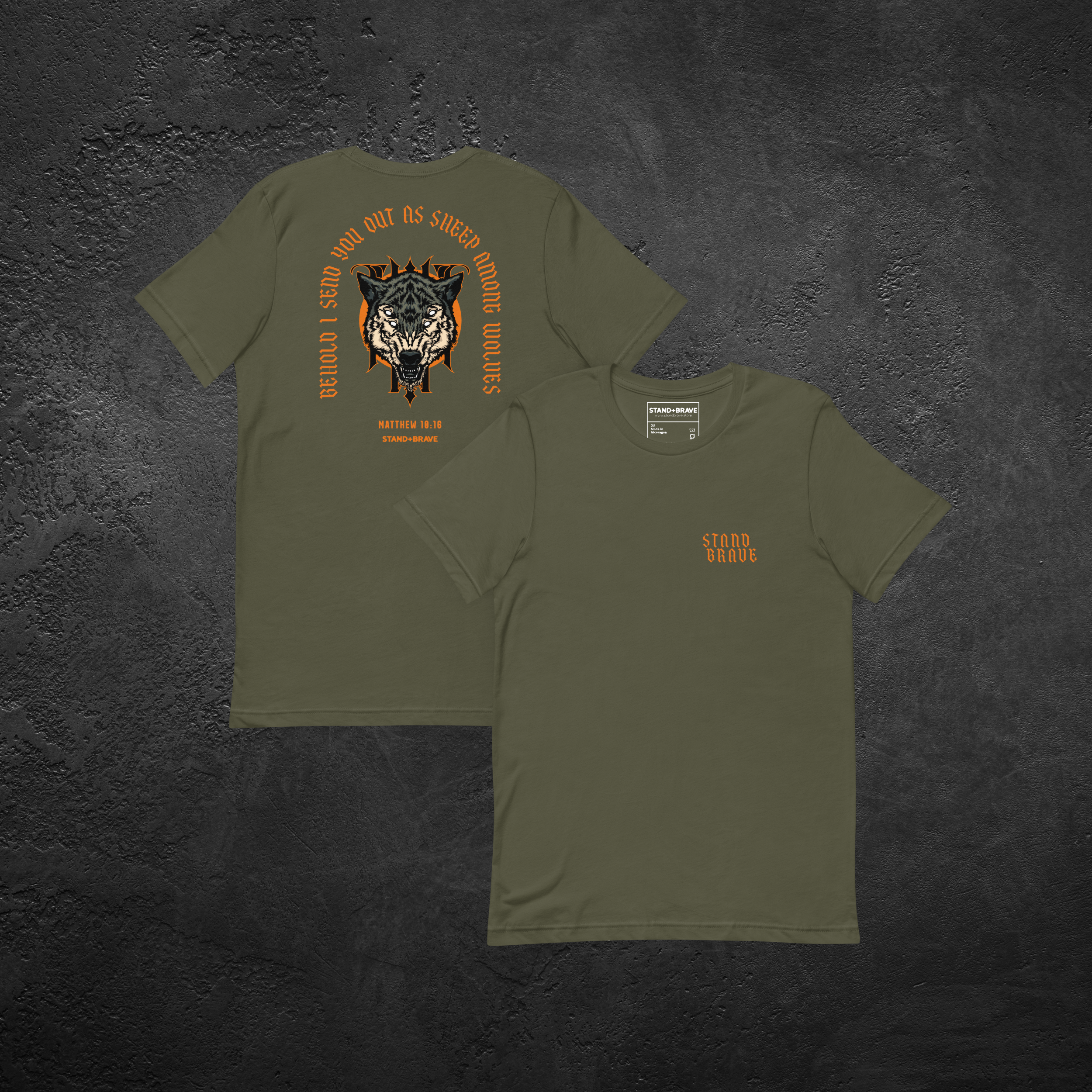 Matthew 10:16 Shirt | Sheep Among Wolves Graphic T-Shirt