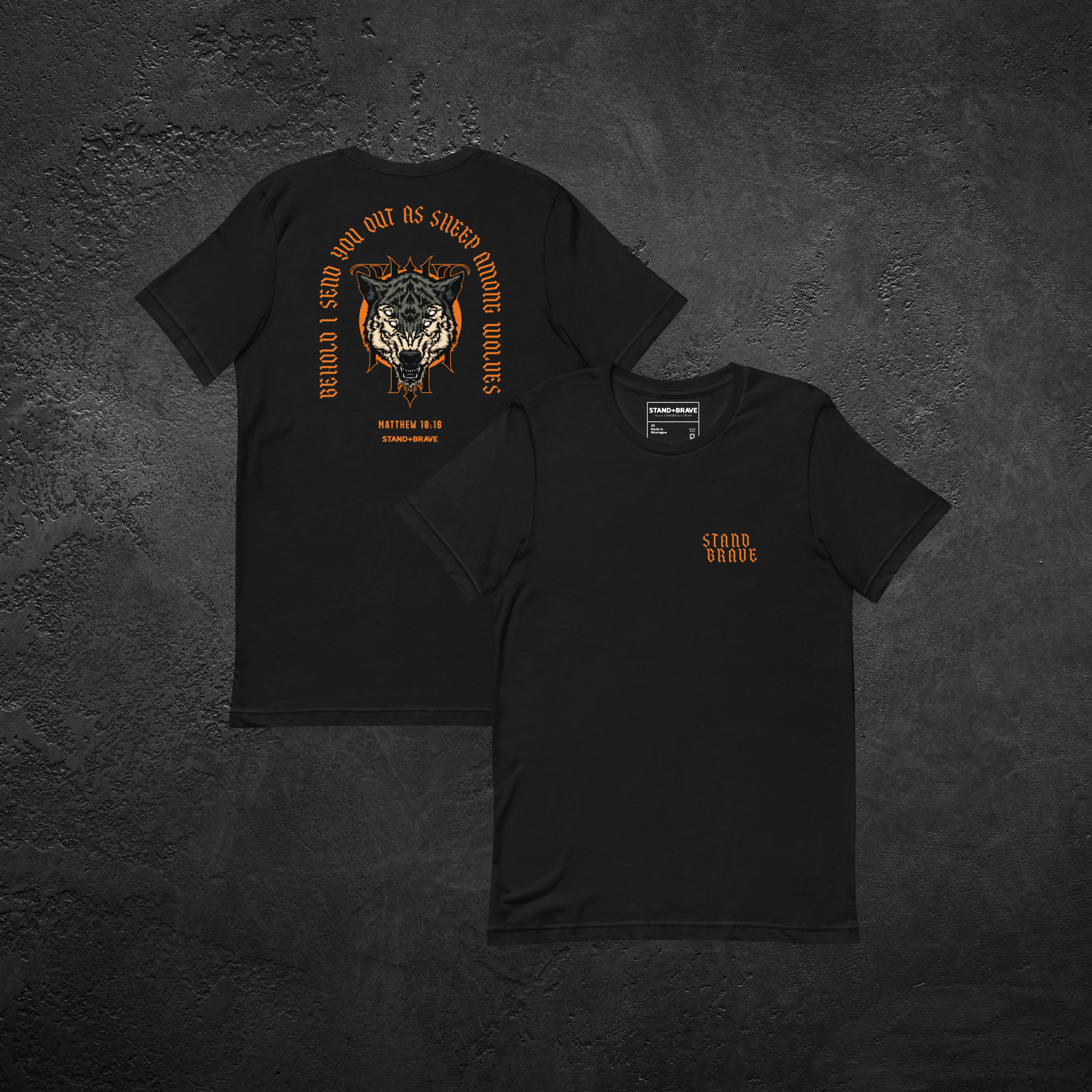 Matthew 10:16 Shirt | Sheep Among Wolves Graphic T-Shirt