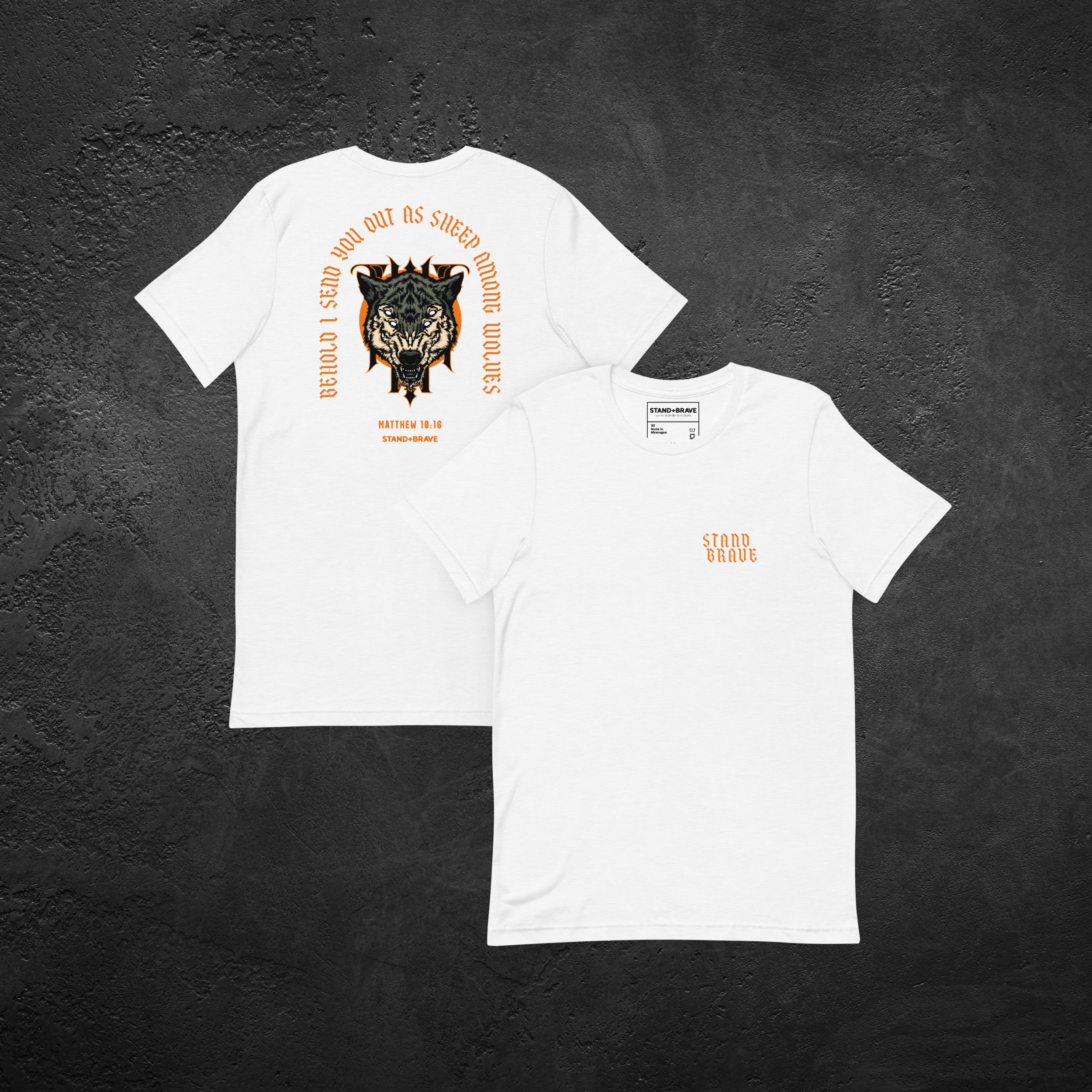 Matthew 10:16 Shirt | Sheep Among Wolves Graphic T-Shirt
