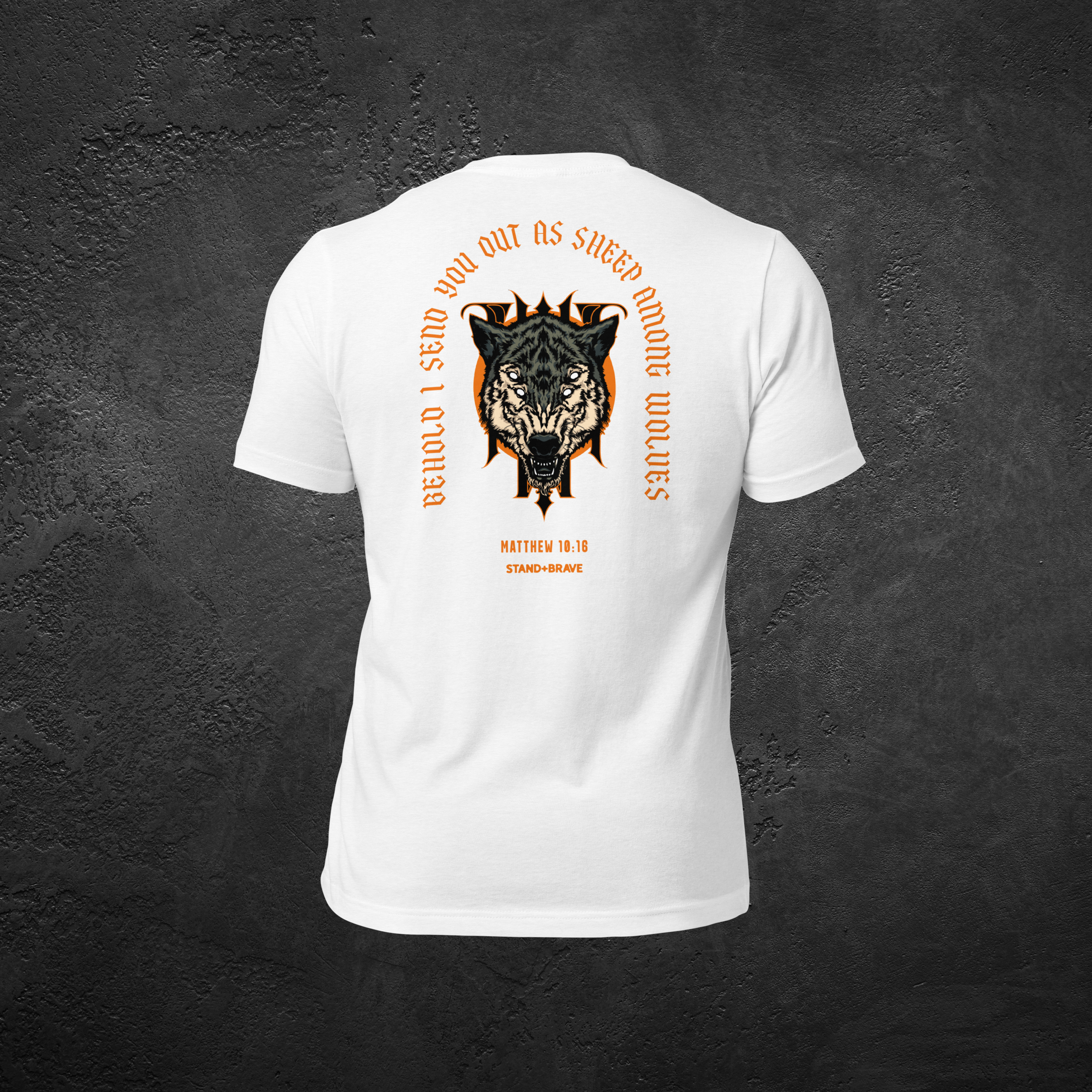 Matthew 10:16 Shirt | Sheep Among Wolves Graphic T-Shirt